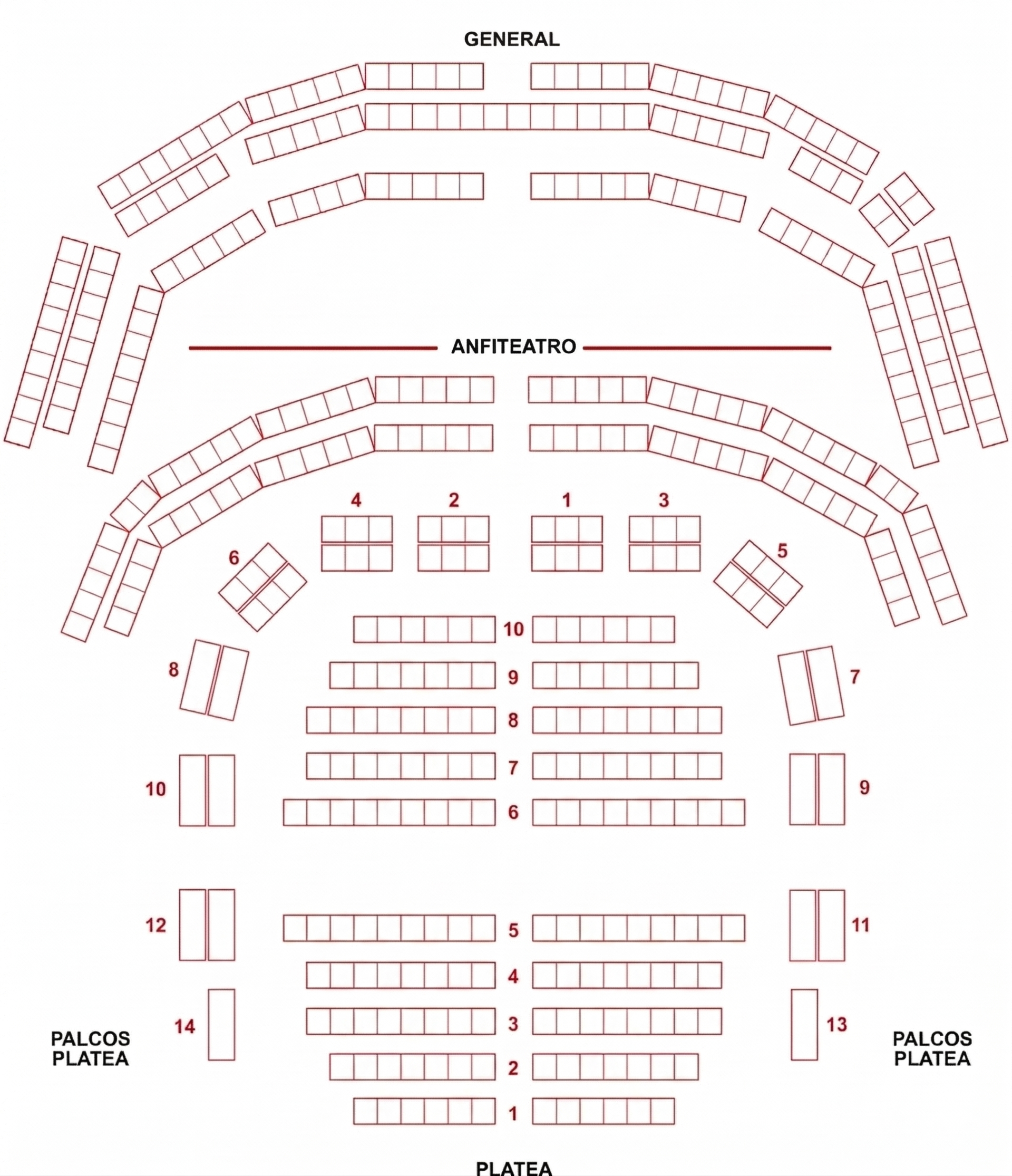 Plano del Teatro Circo Apolo